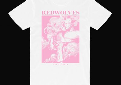 The Pioneer T-shirt white w/pink print